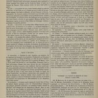 0608 - Page 598 - Variétés. Un savant d'autrefois. - Son mémorial (1780-1865) ; publié par ses fils les Docteurs A. et G. Léon-Dufour / Thèses soutenues à la Faculté de médecine de Paris pendant l'année 1885 / Chronique et nouvelles scientifiques