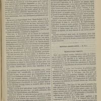 0613 - Page 603 - Hôpital de la Charité. M. Hardy. Épanchement pleurétique séro-fibrineux ; thoracentèse / Hôpital Saint-Louis. M. Péan. Hystérectomie vaginale