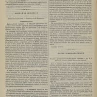 0616 - Page 606 - Académie de médecine. Séance du 30 juin 1885. Rapports. M. Constantin Paul : De la coniose biliaire et de ses symptômes, par M. le Docteur Merle / Société de chirurgie. Séance du 24 juin 1885. Communications. Hystérectomie vaginale. M. Tillaux / Traitement du tétanos. M. Verneuil / Revue bibliographique. Premiers pansements des fractures ouvertes, par M. le Docteur R. Largeau...