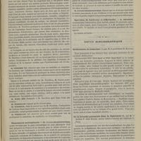 0623 - Page 613 - Société de chirurgie. Séance du 1er juillet 1885. Communications. De la castration dans les cas de fibromes utérins. M. Terrillon / Pansements antiseptiques. M. Lucas-Championnière / Opération de Letiévant et d'Estlander. M. Delorme / Revue bibliographique. Dictionnaire de botanique, par M. le Professeur H. Baillon / De la broncho-pneumonie dans la diphtérie, par M. le Docteur F. John Darier...
