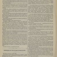 0640 - Page 630 - Académie de médecine. Séance du 7 juillet 1885. Lectures. Du bruit de galop crural. M. Durozier / Sur les bacilles du choléra. M. Doyen / Chronique et nouvelles scientifiques
