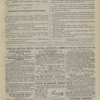 0697 - Page 687 - Ministère de la marine et des colonies. Concours pour l'admission dans le corps de santé de la marine / Chronique et nouvelles scientifiques
