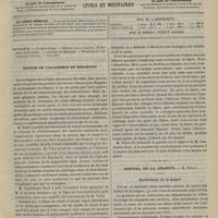 0699 - Page 689 - Sommaire / Séance de l'Académie de médecine / Hôpital de la Charité. M. Trélat. Épithélioma de la langue