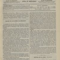 0723 - Page 713 - Sommaire / Séance de l'Académie de médecine / Hôpital de la Pitié. M. Jaccoud. Un nouveau cas d'albuminurie ; régime lacté exclusif et régime mixte