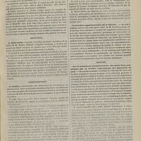 0767 - Page 757 - Académie de médecine. Séance du 18 août 1885. Correspondance / Discussion / Communications / Recherches expérimentales sur le choléra. M. Paul Gibier, en son nom et celui de M. Van Ermengem... / Lecture. Sur le traitement complémentaire des pieds bots compliqués par la section sous-cutanée des ligaments du pied. M. Jules Guérin
