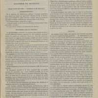 0789 - Page 779 - Hôpital de la Pitié. M. Jaccoud. Un nouveau cas d'albuminurie ; régime lacté exclusif et régime mixte / Académie de médecine. Séance du 25 août 1885. Correspondance / Discussion sur le choléra. M. De Villiers / Lecture. Le choléra dans l'Inde, ses degrés, ses variétés, au point de vue de l'épidémiologie générale. M. Tholozan