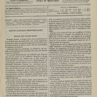0795 - Page 785 - Sommaire / Revue clinique hebdomadaire. Chlorose chez un jeune garçon