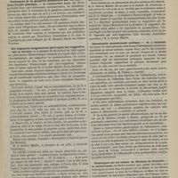 0815 - Page 805 - Association française pour l'avancement des sciences, XIVe session (1885). Congrès de Grenoble. IV. Le nouvel Hôpital du Havre ; quelques modifications récentes. M. Fauvel... / Traitement de la gangrène pulmonaire par les inhalations d'acide phénique. M. Constantin Paul... / Des stigmates sanguinolents provoqués par suggestion. MM. H. Bourru et P. Burot... / Albuminurie intermittente cyclique. M. J. Teissier... / Remarques sur les crânes du Muséum de Grenoble. M. Manouvrier...