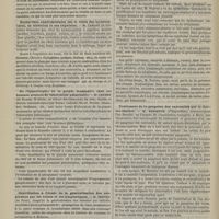 0816 - Page 806 - Association française pour l'avancement des sciences, XIVe session (1885). Congrès de Grenoble. IV. Remarques sur les crânes du Muséum de Grenoble. M. Manouvrier... / Recherches expérimentales sur le venin des hyménoptères, sa sécrétion et son expulsion. M. Carlet... / De l'hypertrophie de la glande mammaire chez les hommes atteints de tuberculose pulmonaire. M. Leudet... / Contribution à l'étude de la généralisation des néoplasmes par les veines et les lymphatiques. M. Nepveu... / Traitement de la gangrène des extrémités par le thermo-cautère. M. Bessette... / Des phénomènes d'inhibition et de dynamogénie chez deux hystéro-épileptiques. MM. H. Bourru et P. Burot...