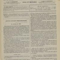 0819 - Page 809 - Sommaire / Revue clinique hebdomadaire. Le choléra de 1884