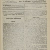 0843 - Page 833 - Sommaire / Revue clinique hebdomadaire. L'estomac
