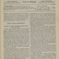 0867 - Page 857 - Sommaire / Revue clinique hebdomadaire. L'estomac. Du rôle de l'irritation du plexus solaire dans la dyspepsie