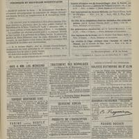 0873 - Page 863 - Variétés. Un savant d'autrefois. - Son mémorial (1780-1865) ; publié par ses fils les Docteurs A. et G. Léon-Dufour / Chronique et nouvelles scientifiques. Faculté de médecine de Paris / Bulletin bibliographique