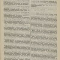 0885 - Page 875 - Hôtel-Dieu. M. Tillaux. De l'équinisme au premier degré ; ténotomie double du tendon d'Achille / Hôpital Necker. M. Potain. Deux cas d'insuffisance aortique