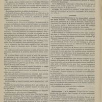 0888 - Page 878 - Fracture comminutive de la jambe droite compliquée de plaie, hémorrhagie, érysipèle, emphysème, phlyctènes, abcès, esquilles, chez un ataxique, consolidée en quarante-sept jours par l'application de la boîte-gouttière à suspension. Par M. le Docteur Philippe... / Académie de médecine. Séance du 22 septembre 1885. Correspondance / Rapport. Variations nycthémérales de la température normale des êtres vivants. M. Gariel, au nom d'une commission dont il fait partie avec M. Le Roy de Méricourt, d'un travail de M. Maurel... / Lectures. Diélectrolyse. M. A. Brondel...