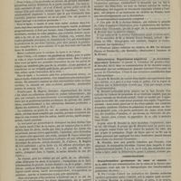 0910 - Page 900 - École dentaire. M. Th. David. Kystes périostiques et abcès dentaires ; leurs analogies et leurs différences / Académie de médecine. Séance du 29 septembre 1885. Correspondance. Diélectrolyse. Expériences négatives. M. Dujardin-Beaumetz / Communication. Transformation graisseuse du coeur et obésité. M. G. Sée