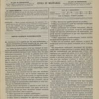 0987 - Page 977 - Sommaire / Revue clinique hebdomadaire. Du traitement de la syphilis par les eaux sulfureuses. - Action révélatrice et action curative de ces eaux combinées avec les médicaments antisyphilitiques