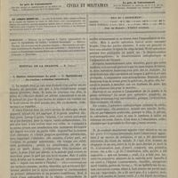 0995 - Page 985 - Sommaire / Hôpital de la Charité. M. Trélat. I. Ostéite tuberculeuse du pied. - II. Épithélioma du rectum ; occlusion intestinale