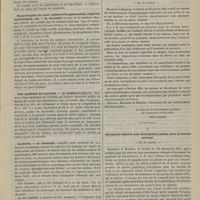 0999 - Page 989 - Société médicale des hôpitaux. Séance du 23 octobre 1885. Communications. Pied tabétique. M. Chauffard / Hypertrophie du coeur, endartérite généralisée, néphrite interstitielle, etc. M. Blachez / Une épidémie de varicelle. M. d'Heilly / Ladrerie. M. Troisier / Ministère de l'instruction publique. I. Circulaire relative aux inscriptions prises simultanément dans les Facultés de même ordre. Du 13 octobre / II. Circulaire relative aux inscriptions prises avec le brevet colonial. Du 13 octobre