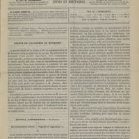 1003 - Page 993 - Sommaire / Séance de l'Académie de médecine / Hôpital Lariboisière. M. Duguet. Rétrécissement mitral. - Digitale et digitaline