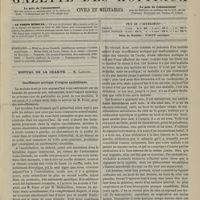 1019 - Page 1009 - Sommaire / Hôpital de la Charité. M. Landouzy. Insuffisance aortique d'origine syphilitique