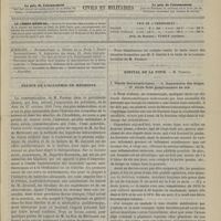 1027 - Page 1017 - Sommaire / Séance de l'Académie de médecine / Hôpital de la Pitié. M. Verneuil. I. Tracés thermométriques. - II. Amputation des doigts. - III. Abcès froid ganglionnaire du cou