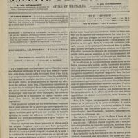 1067 - Page 1057 - Sommaire / Hospice de la Salpêtrière. M. Legrand du Saulle. Les causes des maladies du cerveau. Hérédité. - Névroses. - Alcoolisme. - Diathèses