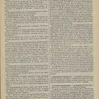 1095 - Page 1085 - Sur le traitement du choléra par l'eau ; par M. le Docteur A. Netter... / Société de biologie. Séance du 21 novembre 1885. Communications. La spartéine. M. Laborde / Arthropathies tabétiques. M. Pitres... / La maladie pyocyanique. M. Charrin