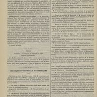 1096 - Page 1086 - Société de biologie. Séance du 21 novembre 1885. Communications. La maladie pyocyanique. M. Charrin / Deux modèles d'hémato-spectroscope. M. Hénocque / Thèses soutenues à la Faculté de médecine de Paris pendant l'année 1885 / Chronique et nouvelles scientifiques. Faculté de médecine de Paris / Faculté de médecine de Bordeaux / Faculté de médecine de Lille / Faculté de médecine de Lyon / Hôpitaux de Lyon / Hôpital de Mustapha / Bulletin bibliographique