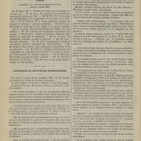 1112 - Page 1102 - Société de chirurgie. Séance du 25 novembre 1885. Présentation de malade. Opération d'Estlander. M. Faucas, au nom de M. Bouilly / Thèses soutenues à la Faculté de médecine de Paris pendant l'année 1885 / Chronique et nouvelles scientifiques. École de médecine de Clermont-Ferrand / Hospices civils de Saint-Etienne / Muséum