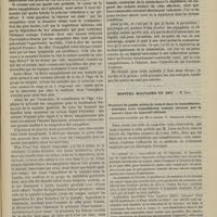1125 - Page 1115 - Hôpital de la Charité. M. Landouzy. Fièvre amygdalienne / Hôpital militaire du Dey. M. Dieu. Fracture de jambe suivie de retard dans la consolidation. Guérison avec consolidation osseuse obtenue par la marche dans un appareil silicaté. (Observation recueillie par M. le Docteur V. Segrestan...)