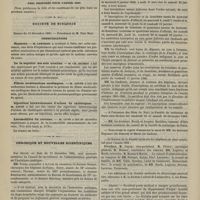 1192 - Page 1182 - Académie des sciences. Séance annuelle du 21 décembre 1885. Prix décernés / Prix proposés pour l'année 1886 / Société de biologie. Séance du 19 décembre 1885. Communications. Hypnone. M. Laborde / De la sapidité des sels alcalins. M. Ch. Richet / Fibres modératrices cardiaques. M. Livon / Injections intraveineuses d'urines de cholériques. M. Livon / Locomobilité du cerveau. M. Luys / Chronique et nouvelles scientifiques. Faculté de médecine de Paris / Algérie