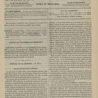 1195 - Page 1185 - Sommaire / Séance de l'Académie de médecine / Hôpital de la Charité. M. Trélat. Nécrose du maxillaire inférieur