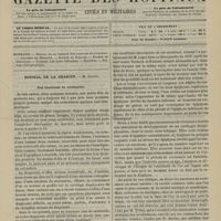1203 - Page 1193 - Sommaire / Hôpital de la Charité. M. Segond. Des exostoses de croissance