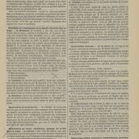 1205 - Page 1195 - Société de biologie. Séance du 26 décembre 1885. Communications. Anesthésie par le protoxyde d'azote ; glycosurie. M. Laffont / Hypnone et chloroforme. M. Dubois, avec M. Bidot / Résultats de l'extirpation de la glande thyroïde chez le singe. M. Horseley... / Hyperostose professionnelle. M. Poncet... / Obstruction du canal cholédoque, passage de la bile dans le sang. M. Lépine, avec M. Aubert / Élection / Société de chirurgie. Séance du 16 décembre 1885. Communications. Généralisation des tumeurs kystiques de l'ovaire. M. Terrier / Observations diverses. M. Le Dentu, sur plusieurs observations adressées par M. Bruch... / Anévrysme diffus, ouverture, tamponnement, guérison. M. Tillaux, sur une observation de M. Houzel...