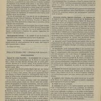 1206 - Page 1196 - Société de chirurgie. Séance du 16 décembre 1885. Communications. Anévrysme diffus, ouverture, tamponnement, guérison. M. Tillaux, sur une observation de M. Houzel... / Sur une forme rare d'épididymite syphilitique. M. Reclus / Étranglement interne. M. Quenu / Calcul enchatonné. M. Polaillon / Séance du 23 décembre 1885. Communications. Cancer du corps thyroïde. M. Humbert, sur une observation communiquée par M. Peyrot / Inversion utérine, ligature élastique. M. Terrier, sur une observation adressée par M. Defontaine... / De la tension dans les abcès tuberculeux. M. Lannelongue