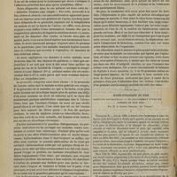 0014 - Page 4 - Hôpital de la Charité. M. Landouzy. Alcoolisme, delirium tremens aigu simple / Kyste hydatique du foie. Ponction aspiratrice. - Établissement d'une fistule. Guérison en deux mois. Par M. le Docteur Lemaire...