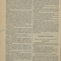 0054 - Page 44 - Note sur le traitement des fractures de la rotule ; par le Docteur Ed. Le Bec... / Académie de médecine. Séance du 12 janvier 1886. Correspondance / Discussion sur l'opération de la cataracte. M. Maurice Perrin
