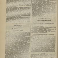 0078 - Page 68 - Hôpital des Enfants-malades. M. J. Simon. La fièvre typhoïde chez les enfants / Thérapeutique. Du Salicylate de Lithine. Par le Docteur Th. Guibert / Académie de médecine. Séance du 19 janvier 1886. Correspondance / Discussion sur l'opération de la cataracte. M. Panas / Élections / Lecture. Sur les alcaloïdes dérivés de la destruction bactérienne ou physiologique des tissus animaux. M. Armand Gautier