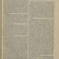 0109 - Page 99 - Revue clinique hebdomadaire. Paralysie spinale de l'enfance ; conservation de la sensibilité ; valeur de ce symptôme négatif / Abcès de l'épididyme. - Hémorrhoïdes procidentes. - Extraction d'une balle de revolver recherchée à l'aide de l'appareil explorateur électrique