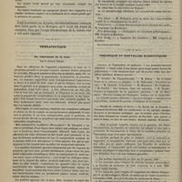 0112 - Page 102 - Expulsion du taenia par la bouche ; par M. le Docteur E. Martel... / Thérapeutique. Du traitement de la toux. Par le Docteur Delmis / Société de chirurgie. Séance annuelle du 27 janvier 1886. Communications / Chronique et nouvelles scientifiques. Concours de l'agrégation de médecine / Faculté de médecine de Paris