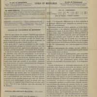 0147 - Page 137 - Sommaire / Séance de l'Académie de médecine / Hôpital des Enfants-Malades. M. J. Simon. La fièvre typhoïde chez les enfants