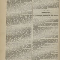 0350 - Page 340 - Hernie étranglée. - Taxis prolongé. Expulsion au quatorzième jour d'une anse intestinale de 34 centimètres. - Guérison. Par M. le Dr A. Marsset... / Thérapeutique. De la diastase dans les affections des voies digestives. Par M. le Docteur Lachartre