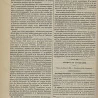 0414 - Page 404 - Revue clinique hebdomadaire. Des migraines / Société de chirurgie. Séance du 28 avril 1886. Communications. Sarcomes vasculaires. M. Lucas-Championnière