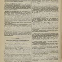 0524 - Page 514 - Société médicale des hôpitaux. Séance du 28 mai 1886. Communications. Fièvre hystérique. M. Barrier, la communication faite dans l'une des dernières séances par D. Debove / Fracture de côte. M. Richard / Influence de la graisse sur la nutrition. M. Debove / Hystérie chez une petite fille. M. Guyot / Chronique et nouvelles scientifiques. Concours de l'agrégation (sections de chirurgie et accouchements) / Faculté des sciences de Lyon / Muséum / Avis