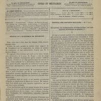 0591 - Page 581 - Sommaire / Séance de l'Académie de médecine / Hôpital des Enfants-Malades. M. J. Simon. Un nouveau cas d'adénopathie intrathoracique ; de l'adénopathie bronchique en général