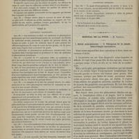 0610 - Page 600 - Réorganisation du service de santé de la marine / Hôpital de la Pitié. M. Verneuil. I. Abcès sous-pectoral. - II. Phlegmon de la jambe, hémorrhagie secondaire