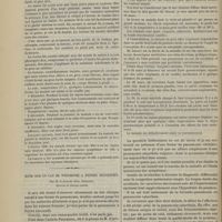 0618 - Page 608 - Hôpital Saint-Joseph. M. Le Bec. Tumeur fibro-cystique développée dans l'épaisseur du ligament large ; laparotomie ; guérison / Note sur un cas de pneumonie à foyers successifs. Par M. le Docteur Alex. Renault...