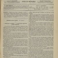 0695 - Page 685 - Sommaire / Hôpital de la Pitié. M. Verneuil. I. Épiplocèle ou adénite. - II. Abcès froid, injections d'éther iodoformé
