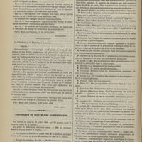 0724 - Page 714 - Décrets relatifs aux agrégés des Facultés de droit et de médecine et des Écoles supérieures de pharmacie / Chronique et nouvelles scientifiques. Faculté de médecine de Lille
